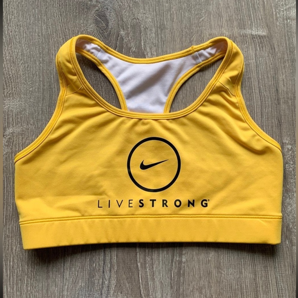 Nike Dri Fit - Live Strong Sports Bra Size Small